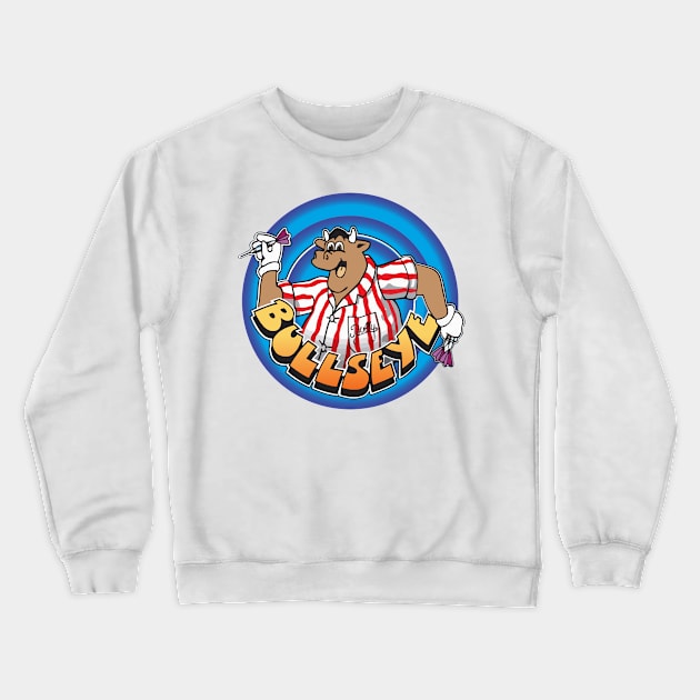 Retro Retro Bullseye Crewneck Sweatshirt by Rebus28